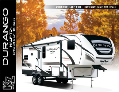 2019 KZ RV Durango Half-Ton Lightweight Luxury Fifth Wheels Brochure