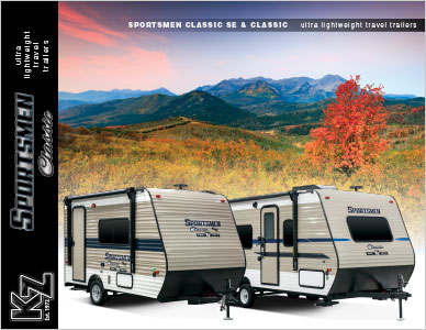 2019 KZ RV Sportsmen Classic Ultra Lightweight Travel Trailers Brochure