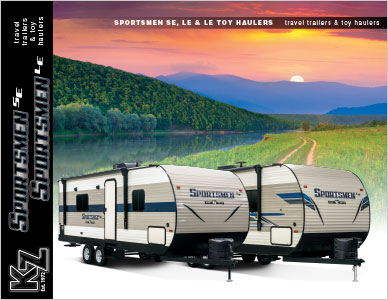 2019 KZ RV Sportsmen SE and LE Travel Trailers Brochure