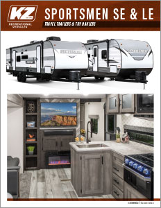 2022 KZ RV Sportsmen SE and SE Travel Trailers Brochure