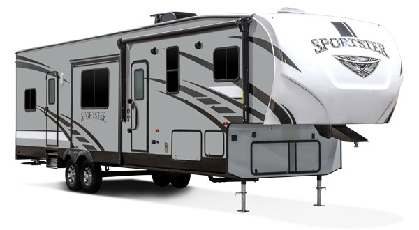 2019 KZ RV Sportster Fifth Wheel Toy Hauler Exterior