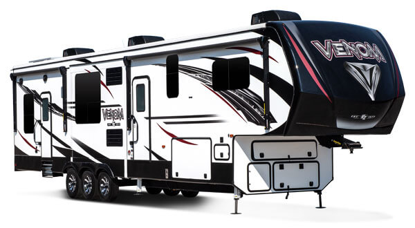 2019 KZ RV Venom Luxury Fifth Wheel Toy Hauler Exterior