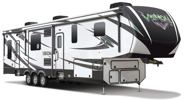 KZ RV Venom Luxury Fifth Wheel Toy Haulers