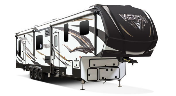 2017 KZ RV Venom Luxury Fifth Wheel Toy Haulers