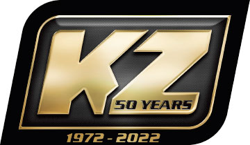 KZ RV 50th Anniversary Logo