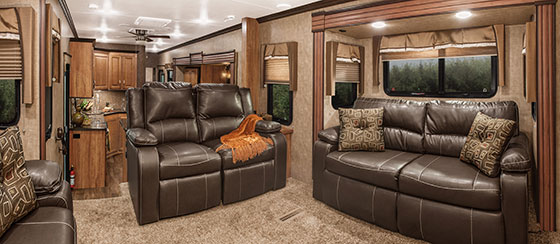 KZ RV 2015 Durango Gold G380FLF Fifth Wheel Interior