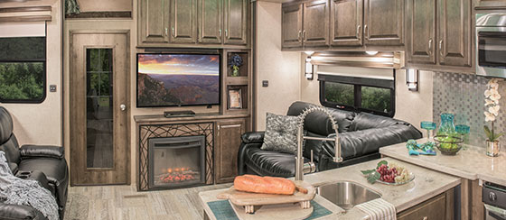 KZ RV 2015 Durango Gold G380FLF Fifth Wheel Interior