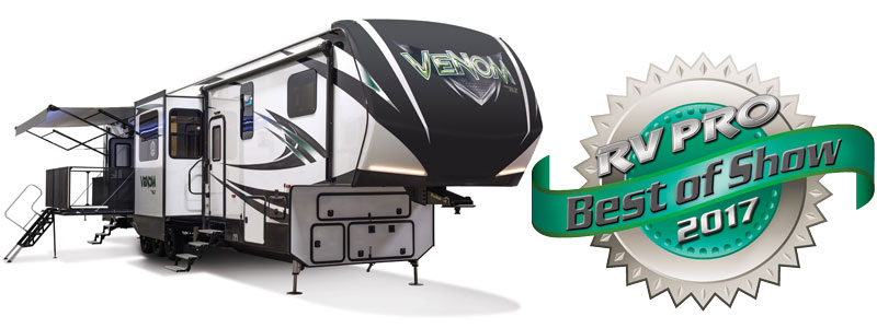 KZ RV 2017 Venom V4113TK Fifth Wheel Toy Hauler Exterior