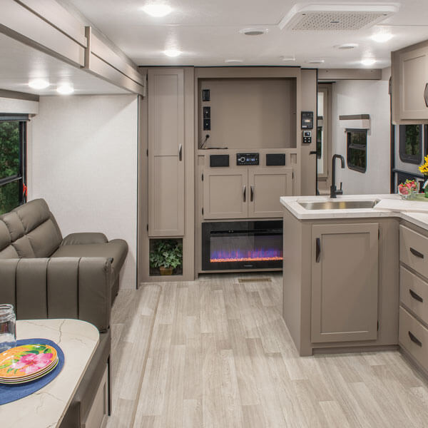 2024 KZ RV Connect SE C312BHKSE Travel Trailer Entertainment Center