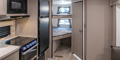 2024 KZ RV Connect SE C241BHKSE Travel Trailer Kitchen and Bunks