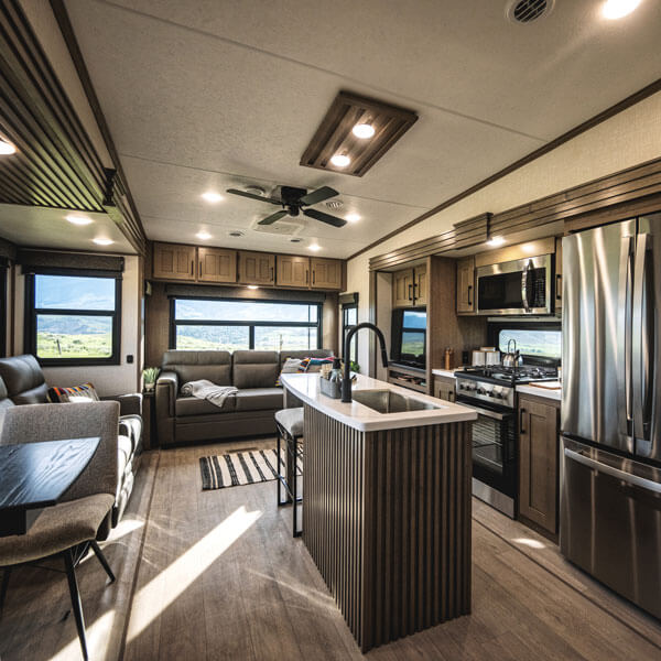 2024 KZ RV Durango D301RLT Fifth Wheel Living Room