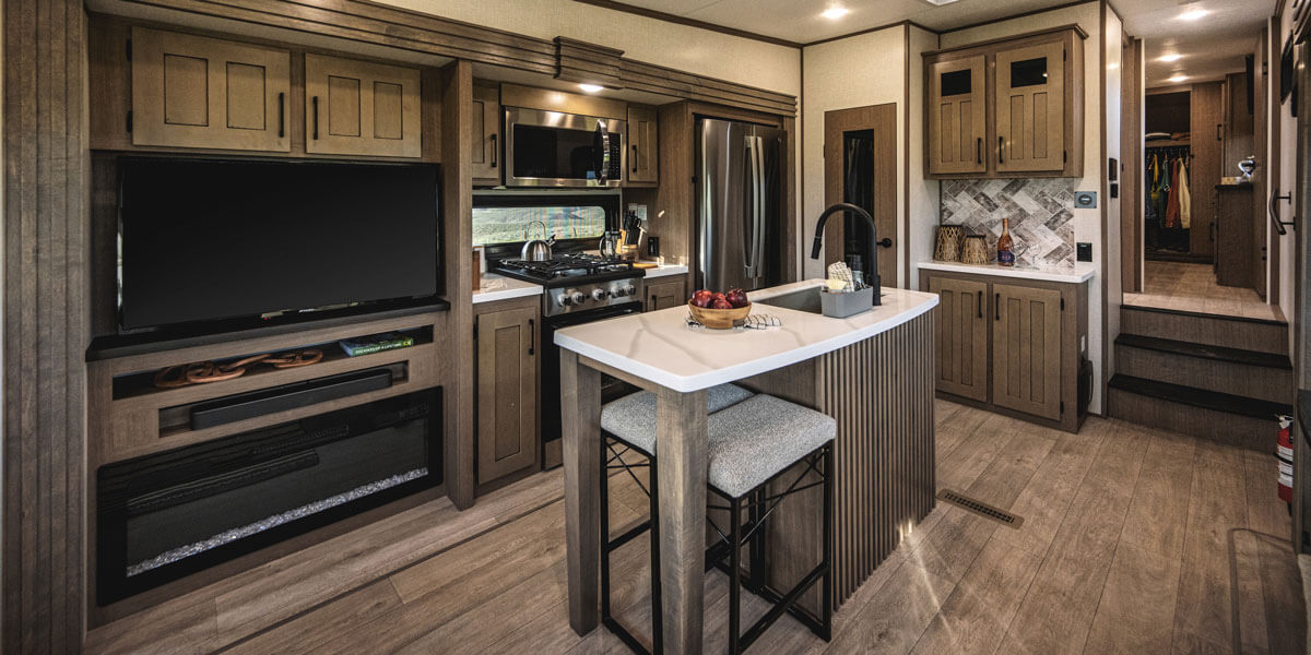 2024 KZ RV Durango D301RLT Fifth Wheel Kitchen