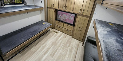 2024 KZ RV Durango D348BHF Fifth Wheel Bunk Room Entertainment Center