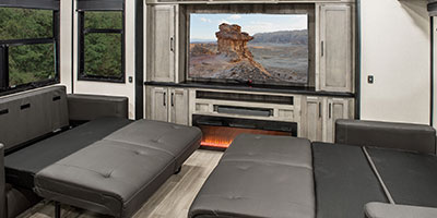 2023 KZ RV Durango Gold G360REQ Fifth Wheel Sofas Down