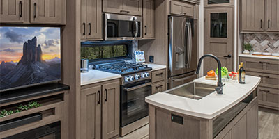 2024 KZ RV Durango Gold G310RLQ Fifth Wheel Kitchen