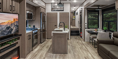 2024 KZ RV Durango Gold G382MBQ Fifth Wheel Kitchen