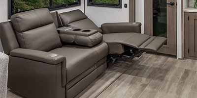 2024 KZ RV Durango Half-Ton D240RKD Fifth Wheel Theater Seating Right Reclined