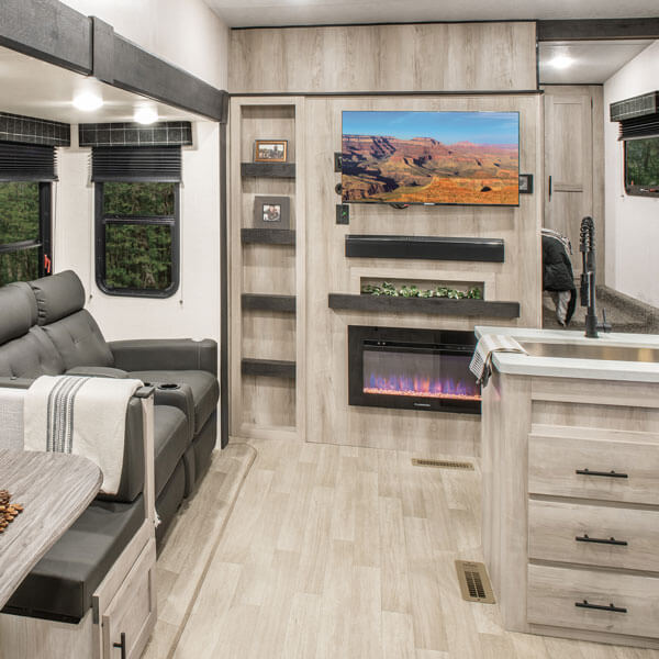 2024 KZ RV Sportster 331TH13 Fifth Wheel Toy Hauler Living Room