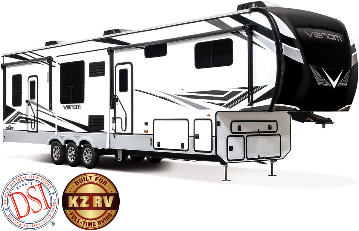 2023 KZ RV Venom Full Time Living Fifth Wheel Toy Hauler