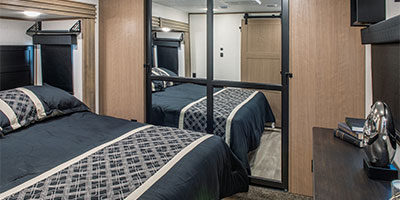 2024 KZ RV Venom V3912TK Fifth Wheel Toy Hauler Bedroom