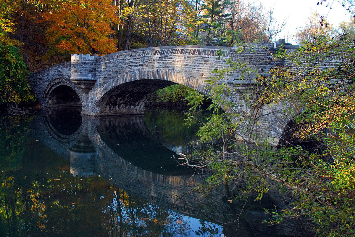 Cooperstown New York Rock Bridge